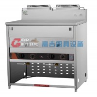 丸美炸爐MHGF-2T36XF落地型（雙槽）燃?xì)馐接驼C(jī)?